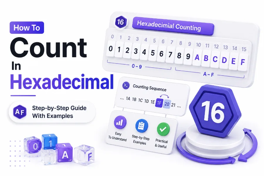 How to Count in Hexadecimal