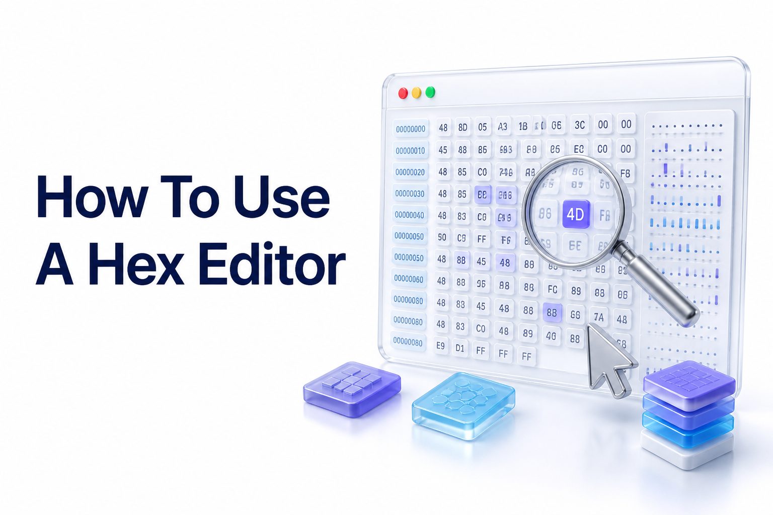 how-to-use-a-hex-editor-e1462 Hex editor displaying hexadecimal and ASCII data