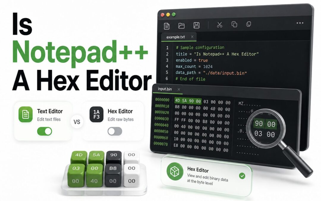 Is Notepad++ a Hex Editor? How to View and Edit Hex Files
