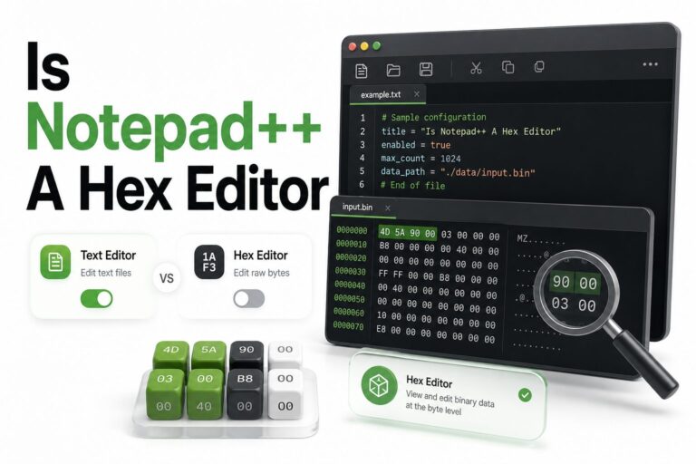 Is Notepad++ a Hex Editor? How to View and Edit Hex Files